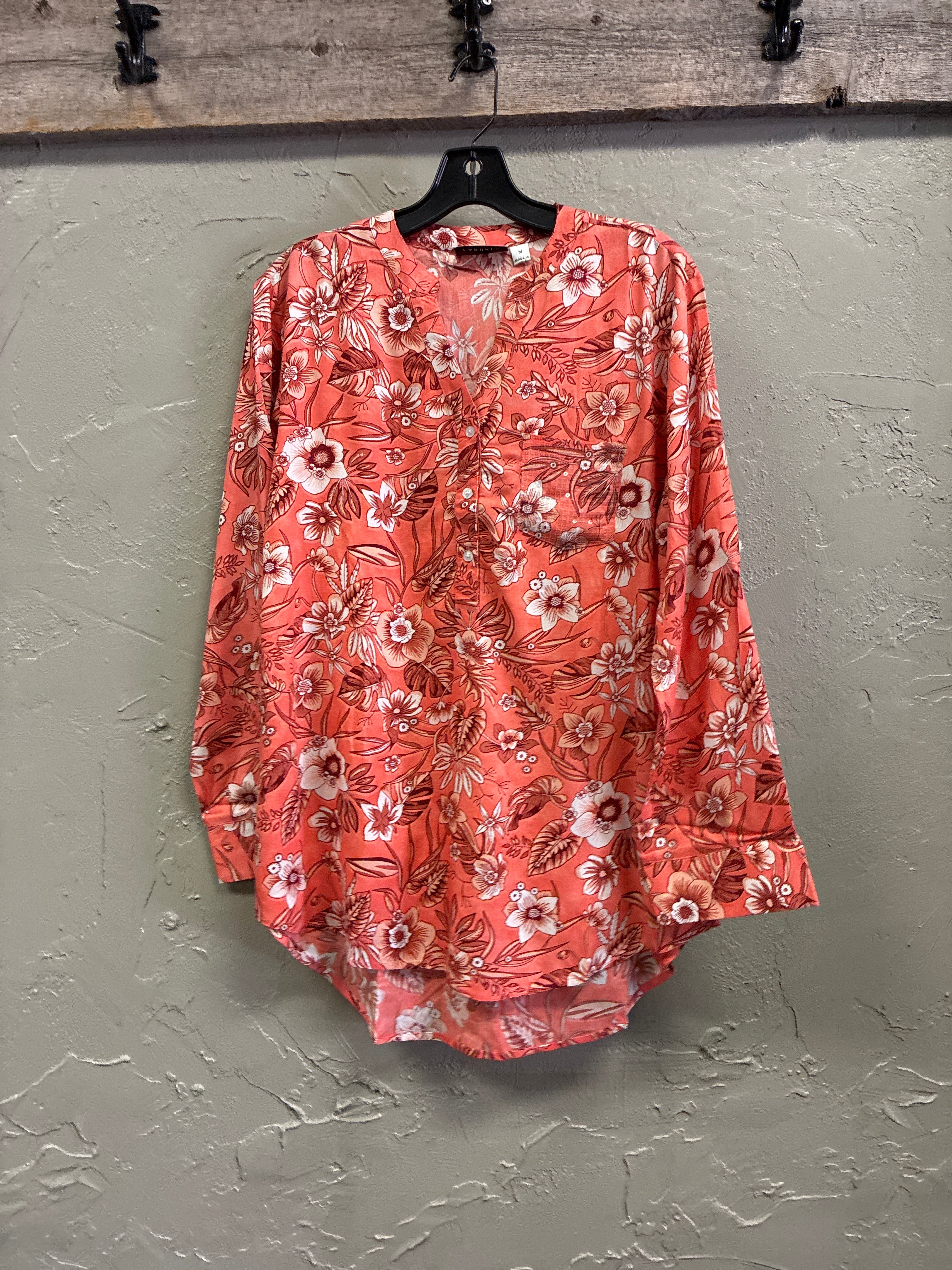 NWOT oSo Casuals Floral Blouses (org$60)