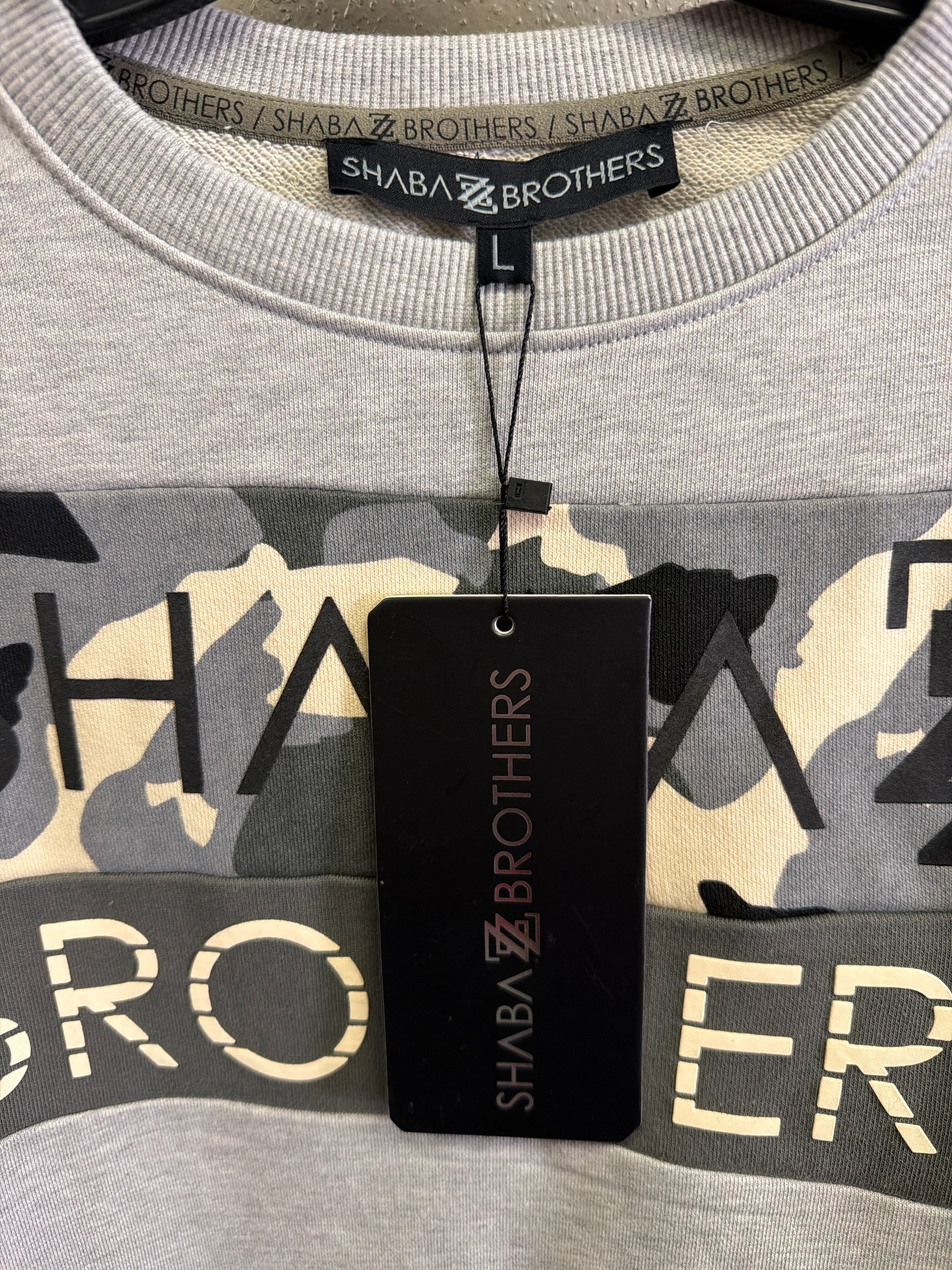 NWT Shabazz Bros Camo Stripe Pullover (org$125)
