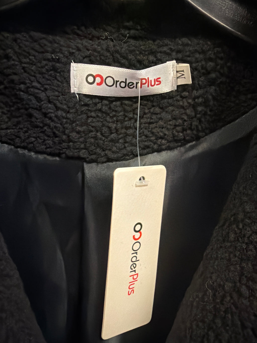 NWT OrderPlus Teddy Bear Coat (org$100)