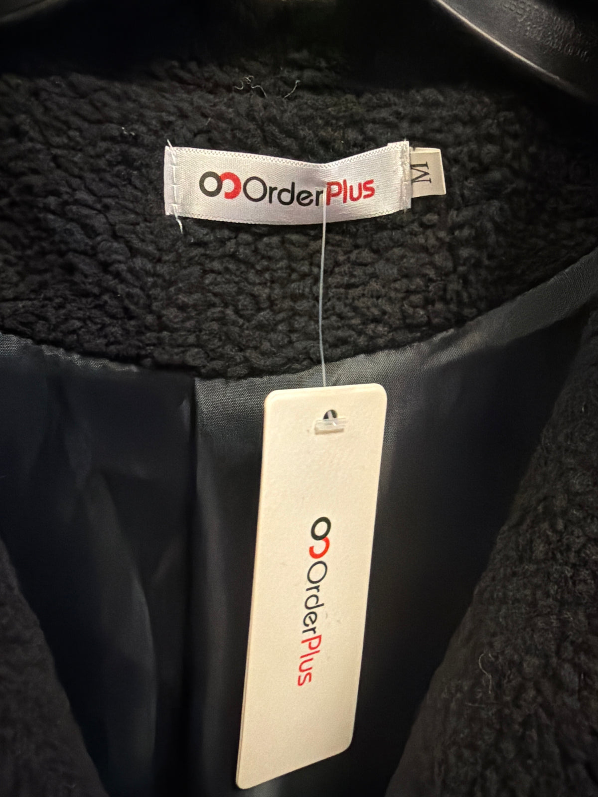 NWT OrderPlus Teddy Bear Coat (org$100)
