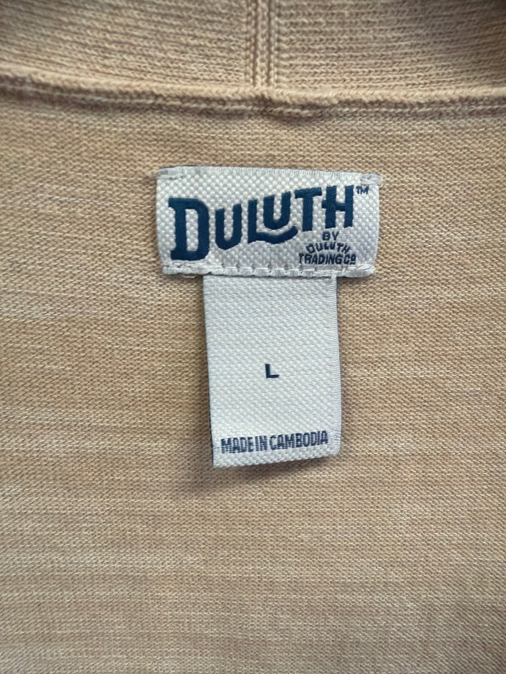 Duluth Trading Open-Front Cardigan (org$70)