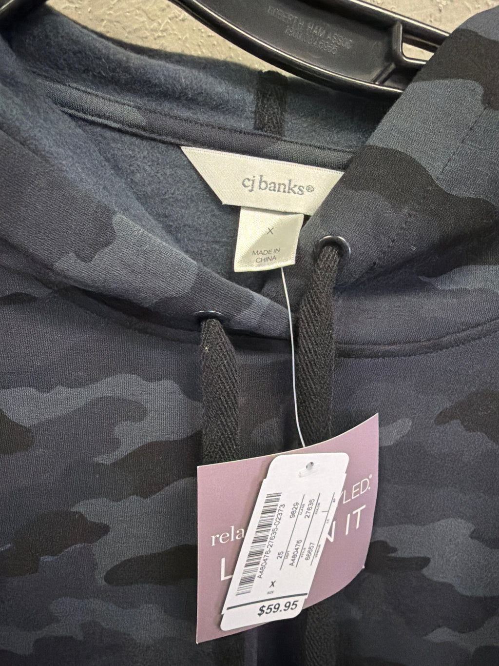 NWT cj banks Knit Seamed Hoodie (org$60)