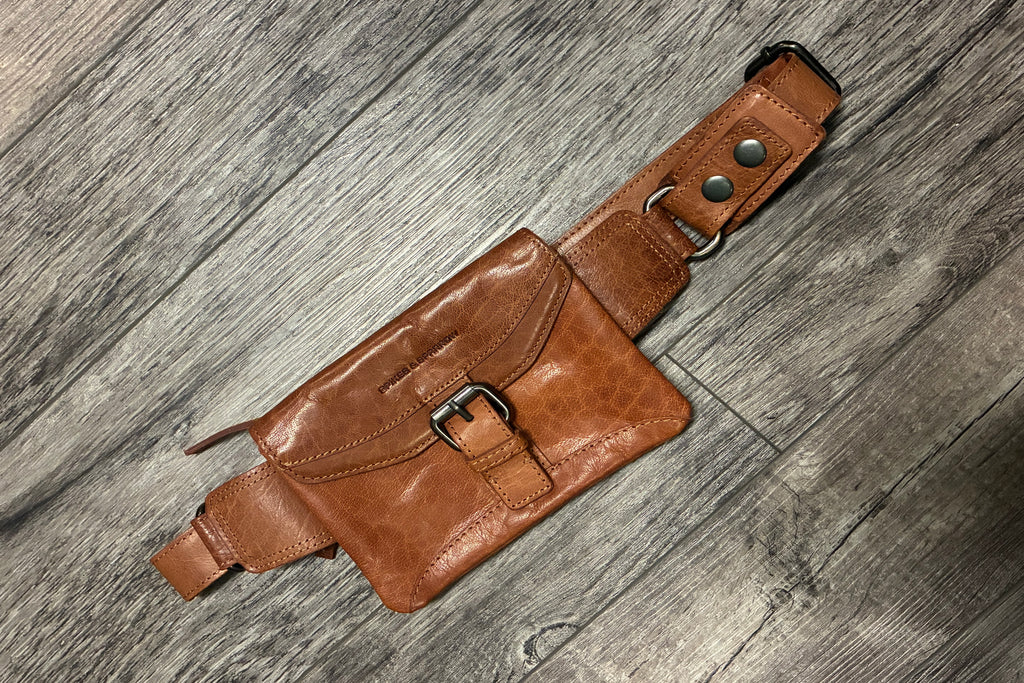 Spikes & Sparrow Leather Hip Bag