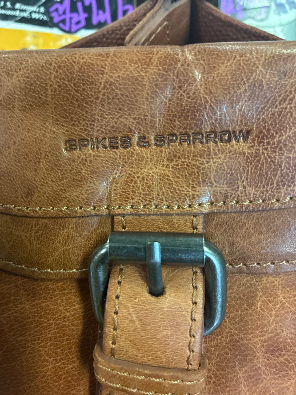 Spikes & Sparrow Leather Hip Bag