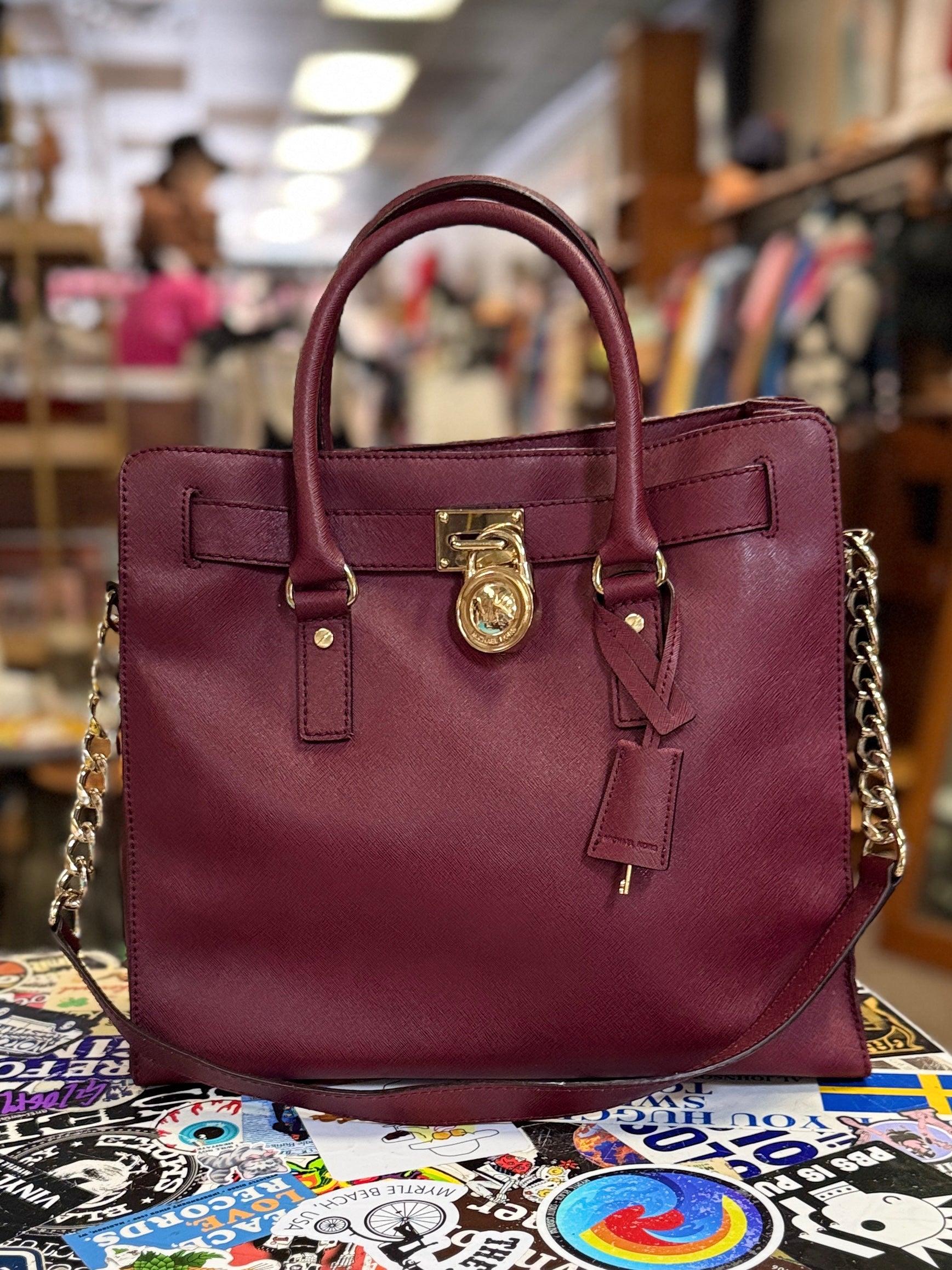 NWOT MK Hamilton Tote (org$358)