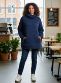 NWT GapFit Quilted Funnel-Neck Pullover (org$90)