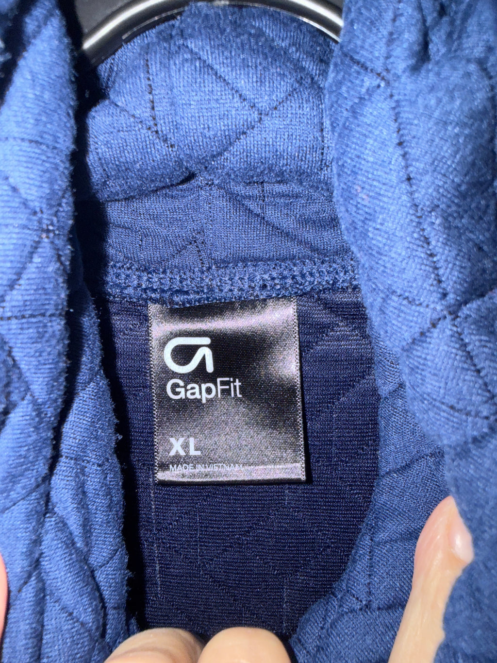 NWT GapFit Quilted Funnel-Neck Pullover (org$90)
