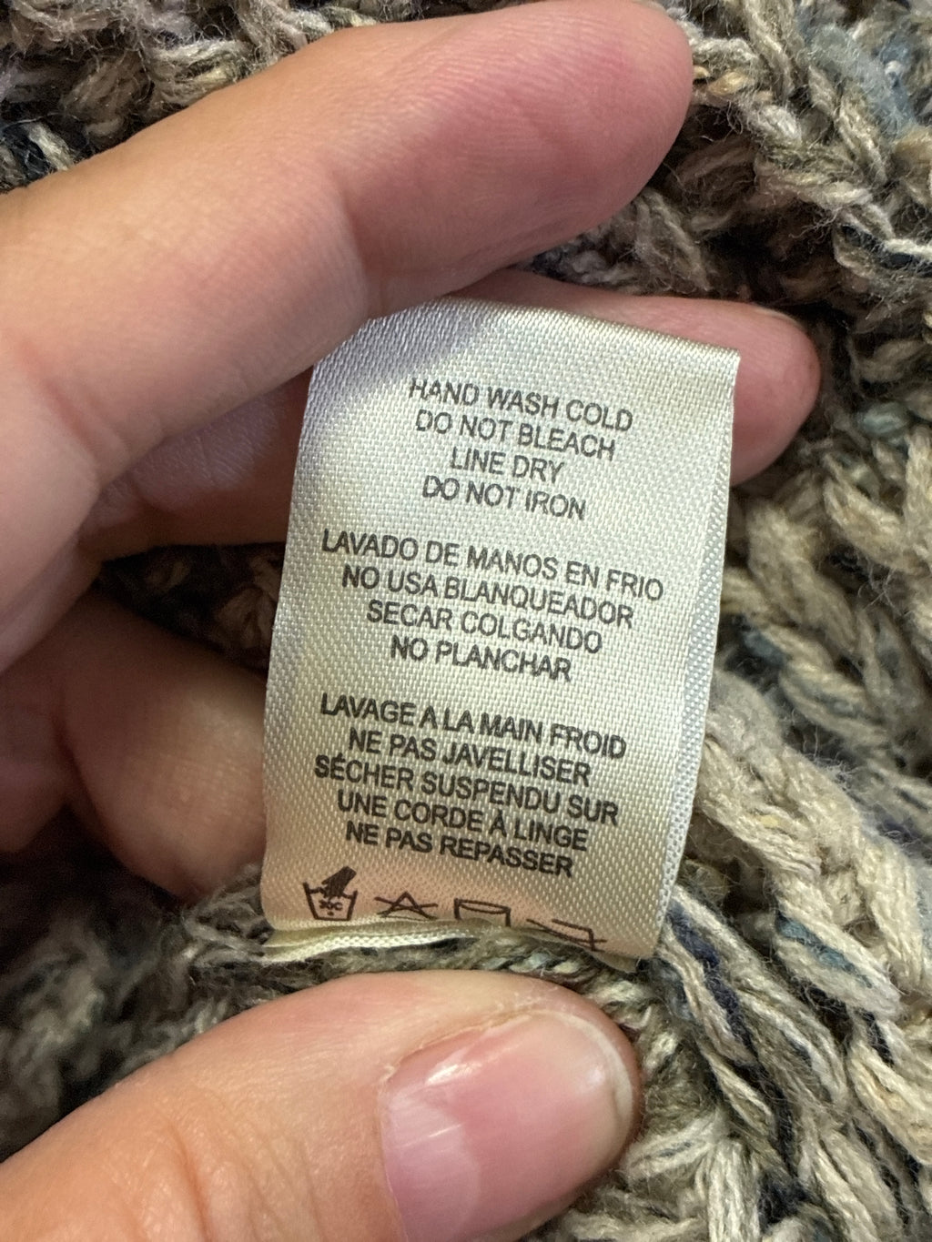 NWOT Simply Noelle Poncho Sweater (org$48)