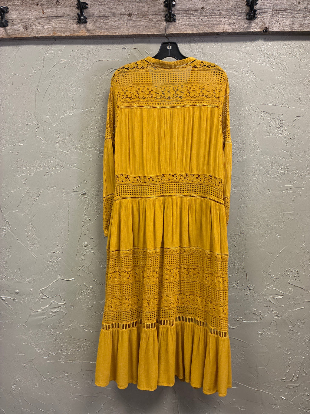 NWOT Indigo Thread Lace Insert Maxi (org$78)