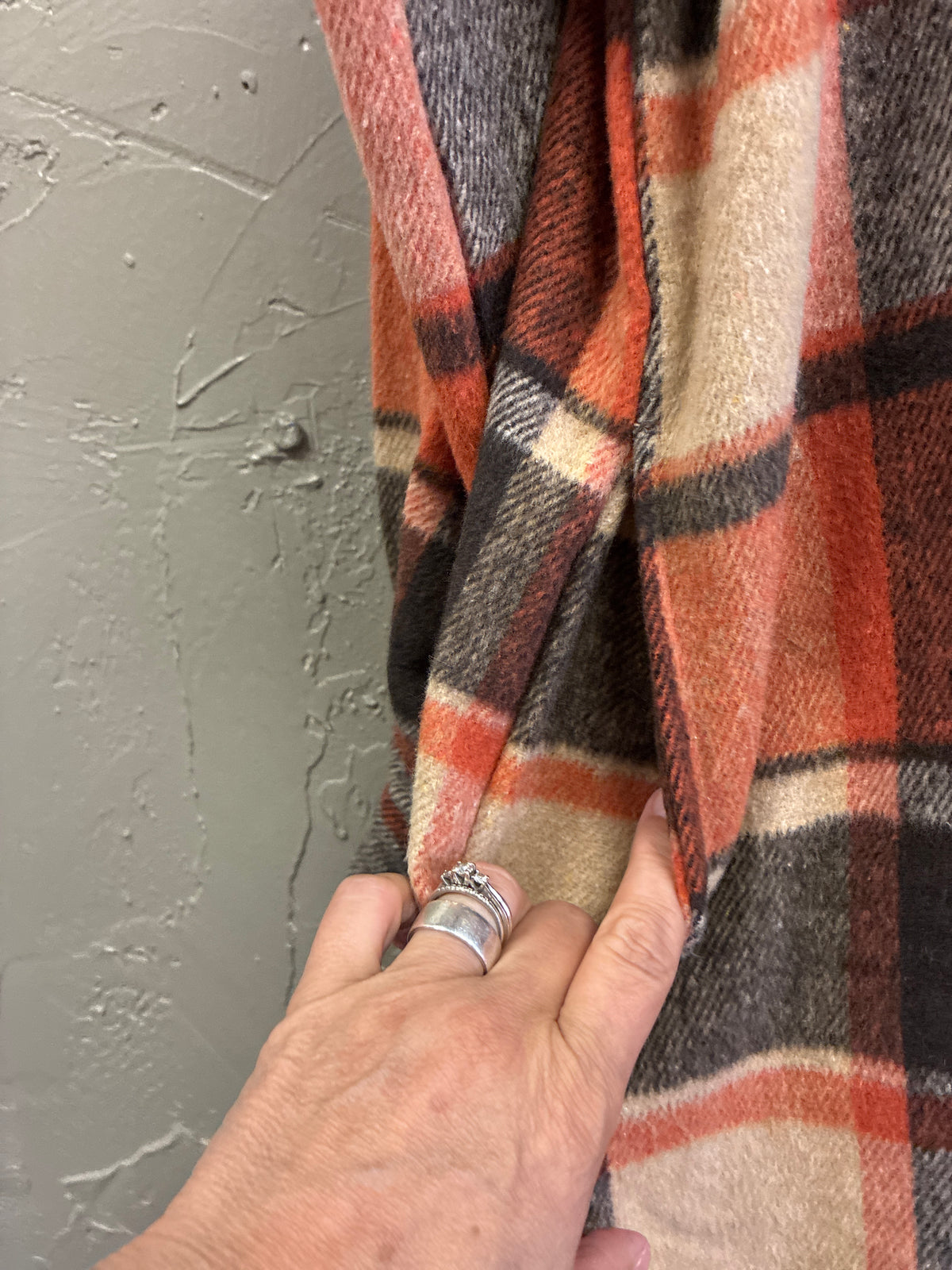 NWT Longline Plaid Shacket