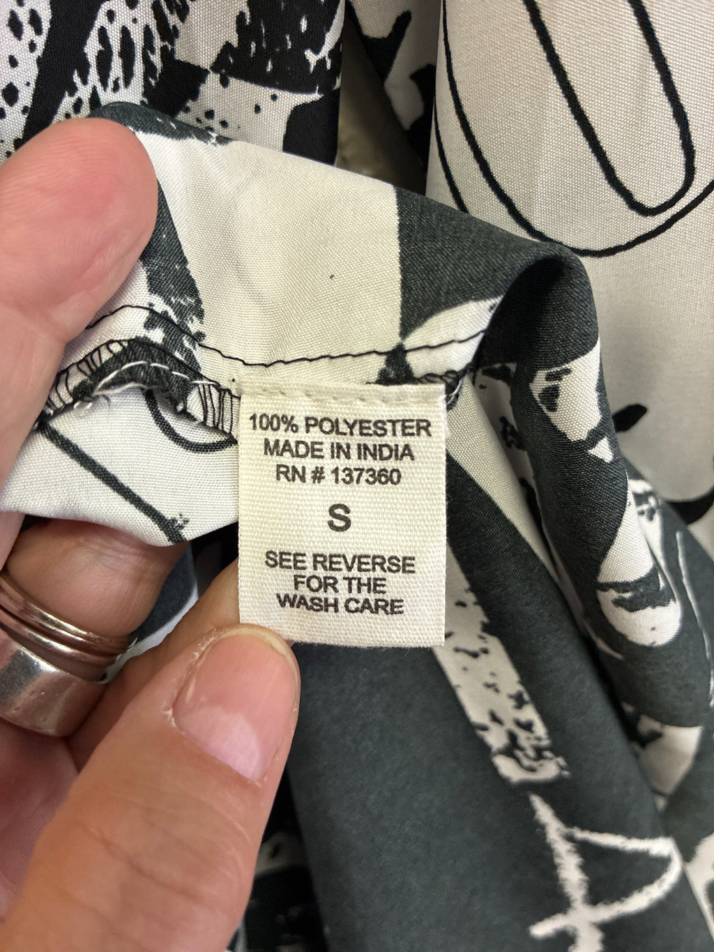 NWOT Live4Truth Newspaper Print Shirt Dress