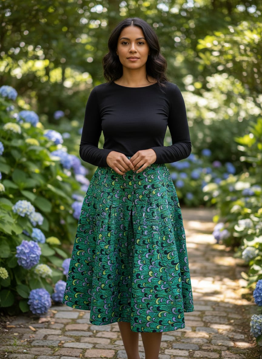 NWT Francis+Benedict A-Line Circle Skirt (org$108)