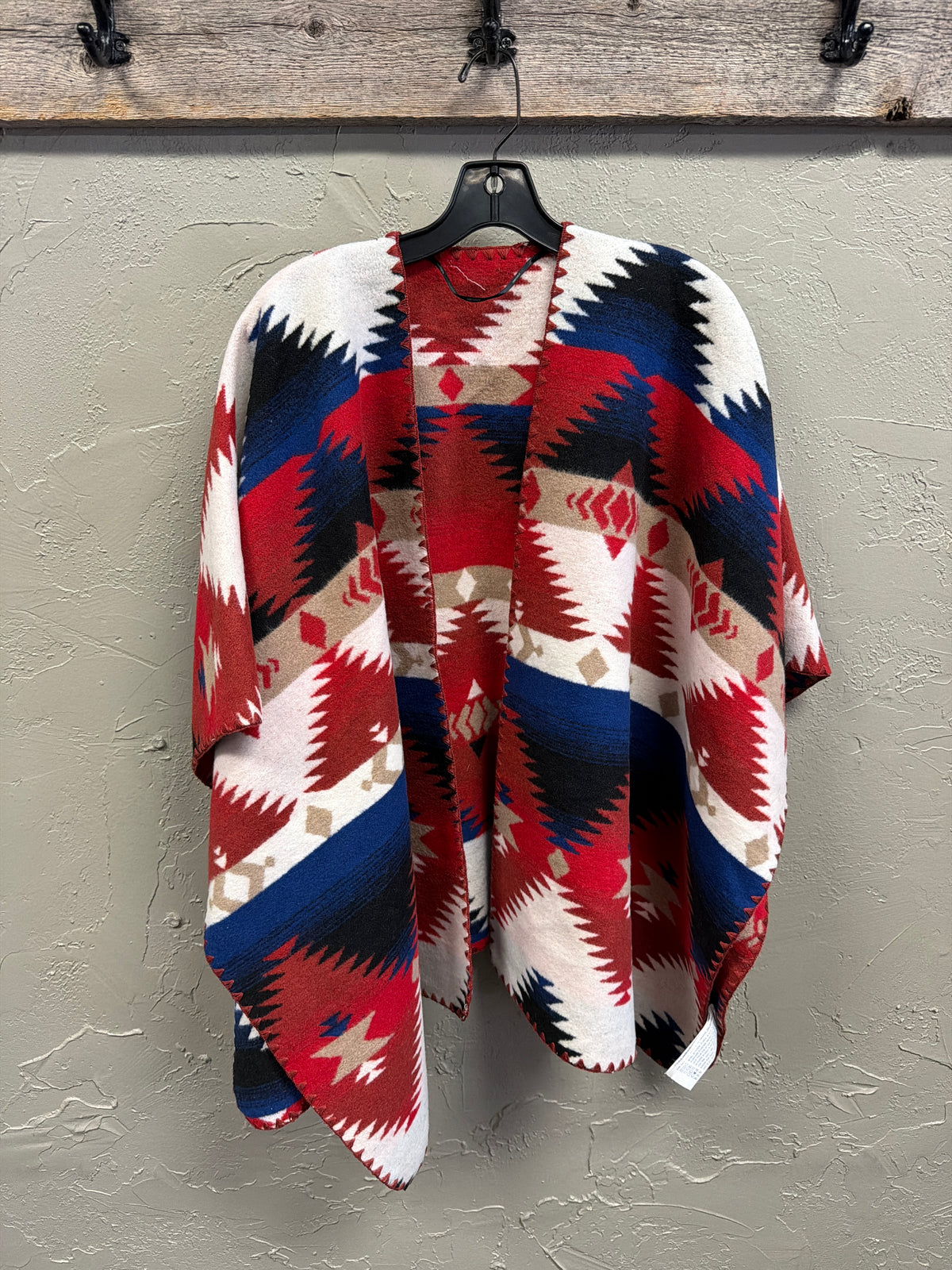 NWOT Aztec-Style Blanket Poncho