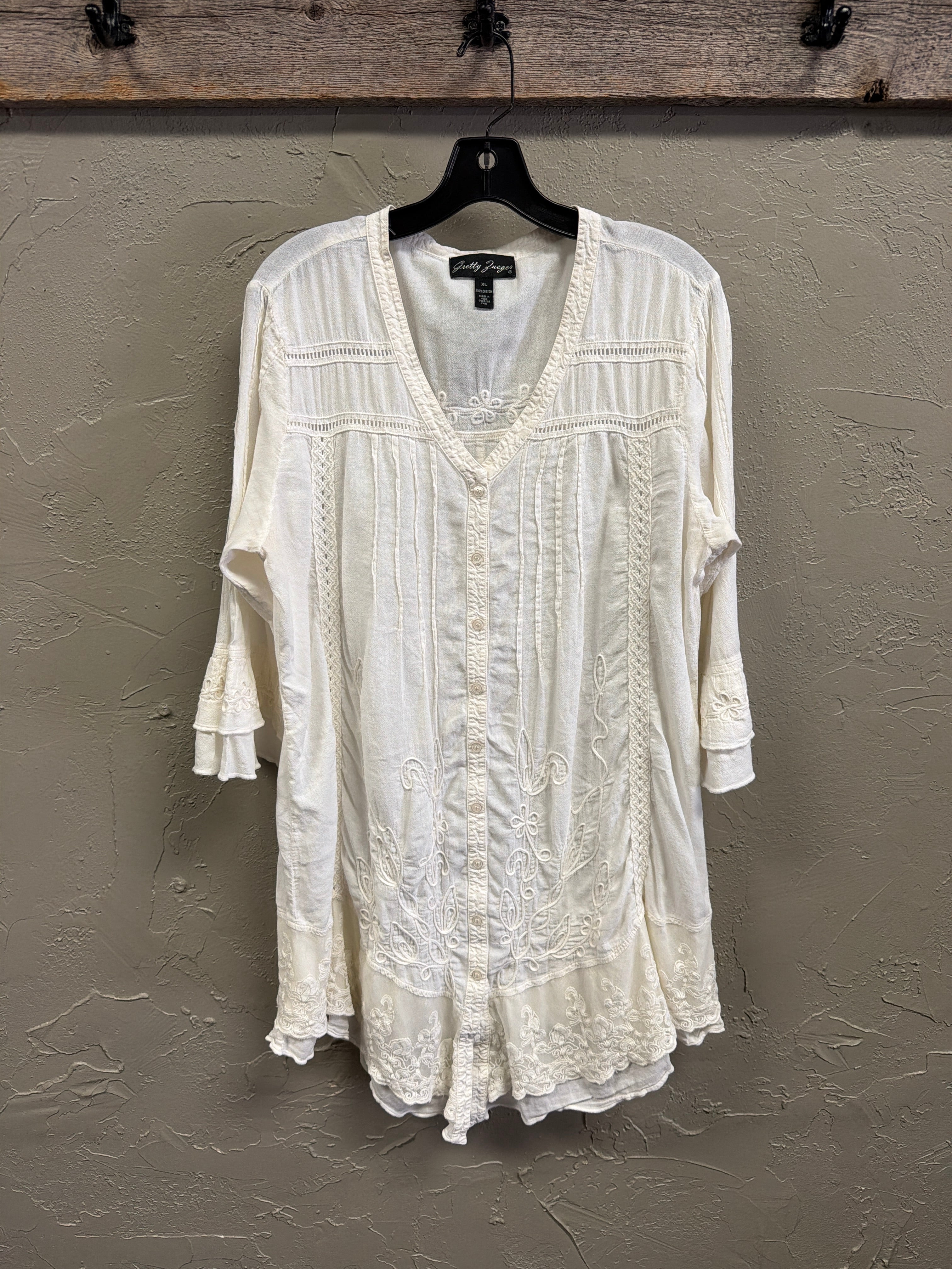 Gretty Zueger Cotton Tunic (org$135)