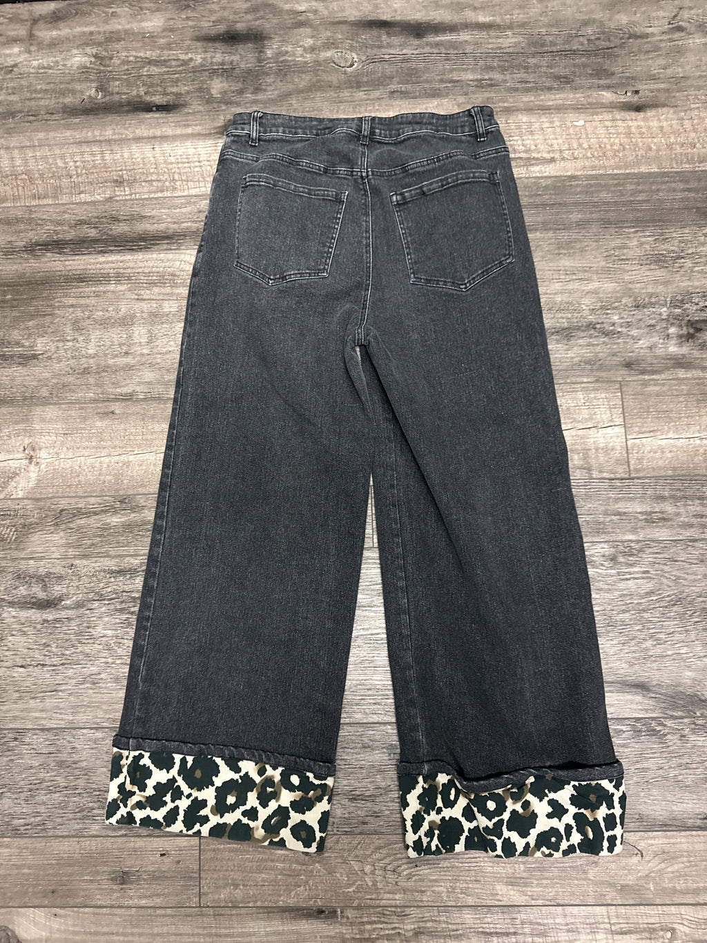Entro Leopard Cuff Jeans (org$74)
