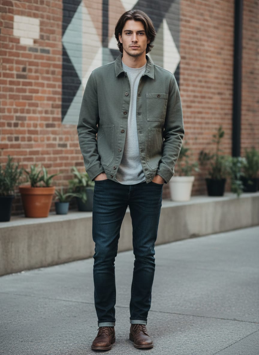 Sun&Stone Knit Utility Jacket (org$70)
