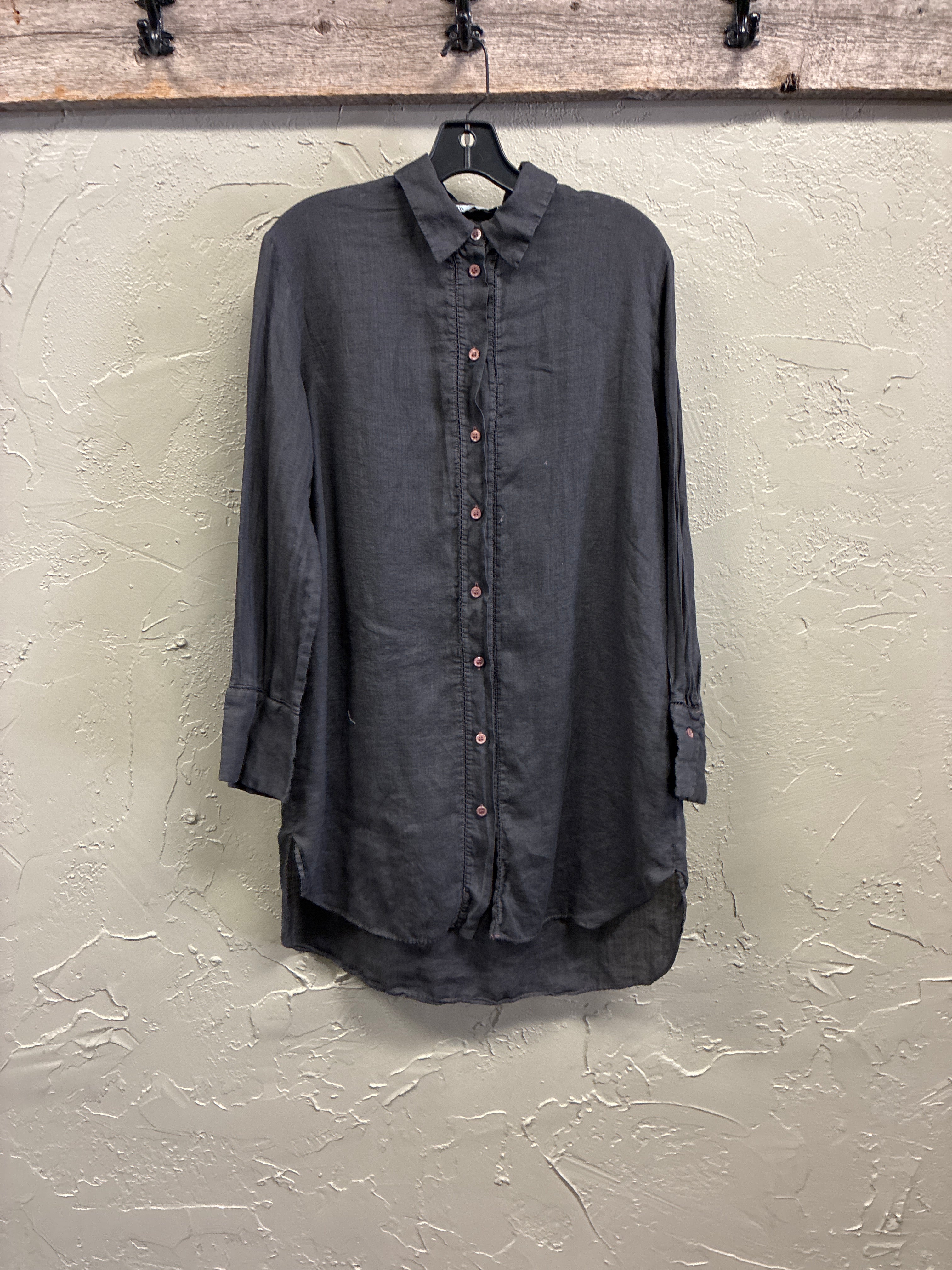 Zara Linen Tunic Shirt