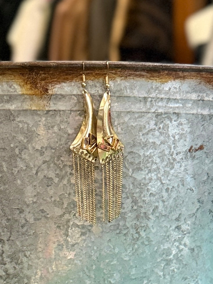 Gold-Tone Dangle Earrings