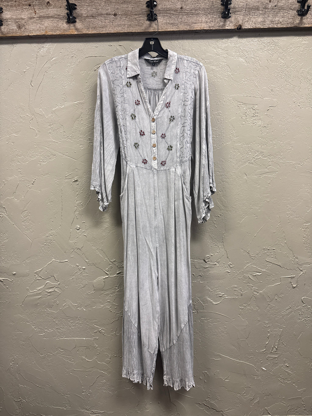 Young Threads Button-Front Jumpsuit (org$90)