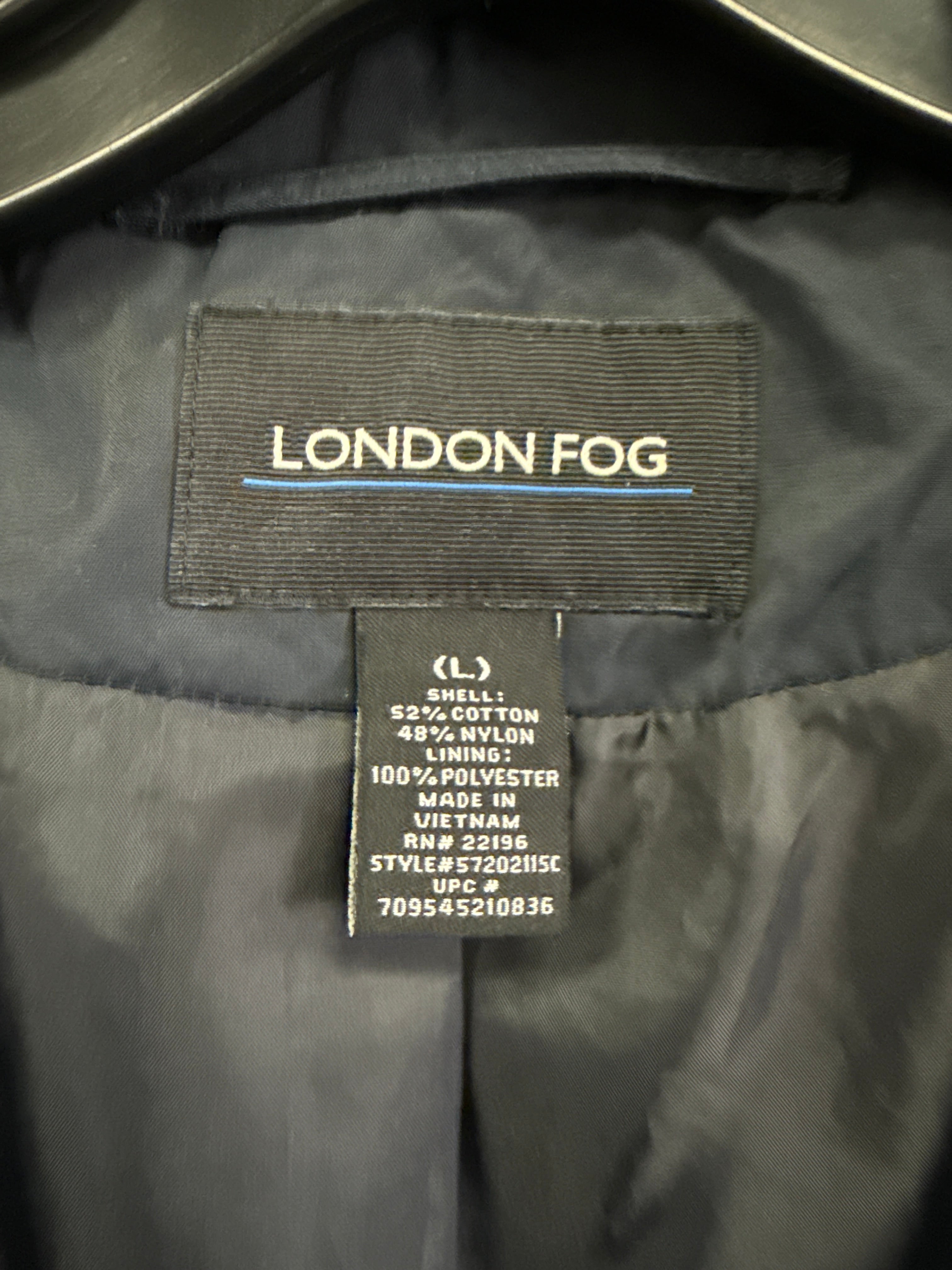 London Fog Short Trench Coat (org$180)