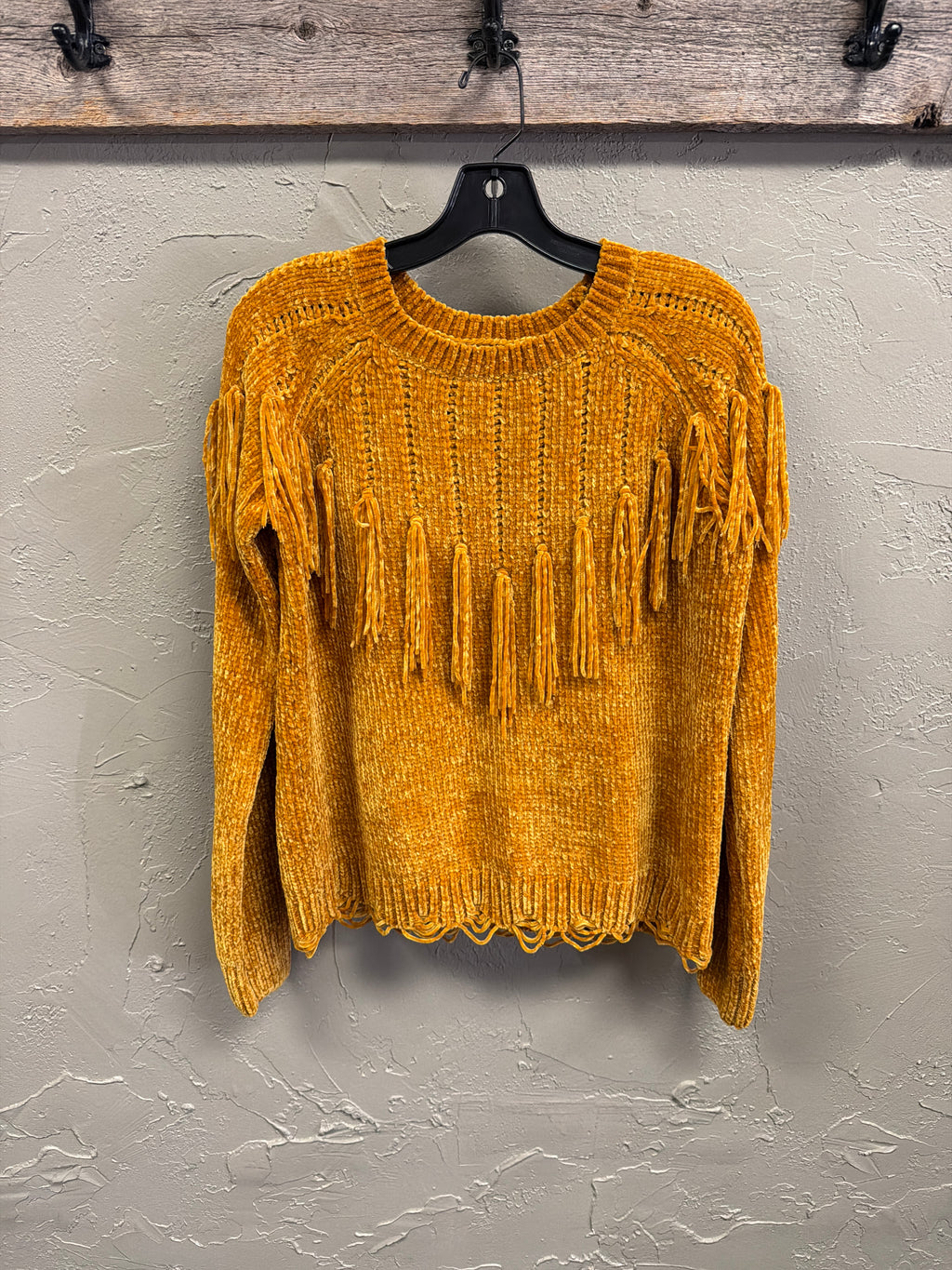 NWOT Indigo Thread Chenille Sweater (org$49)