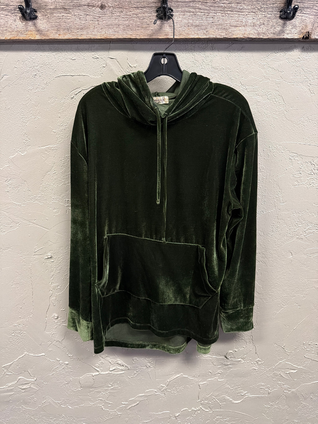 NWOT One World Luxe Velvet Hoodie (org$65)