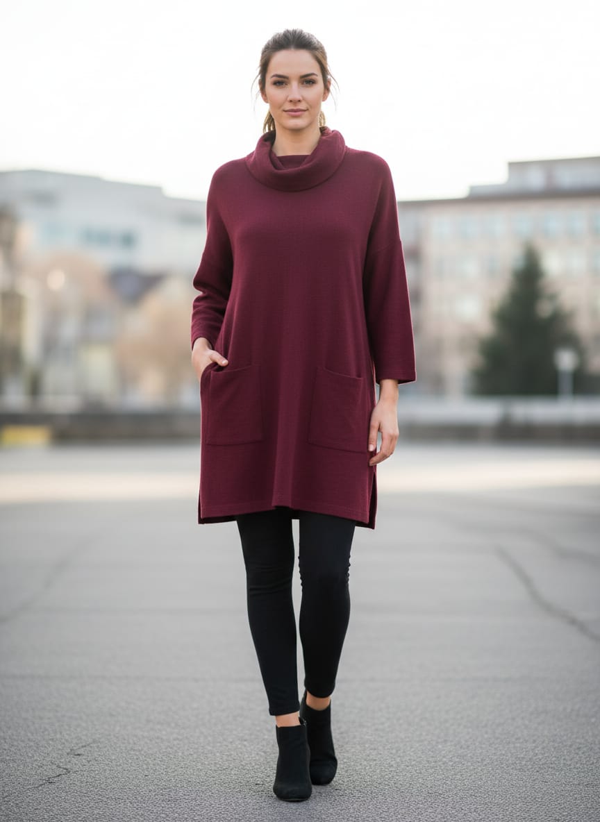NWOT Khaliah Extra Long Tunic (org$68)