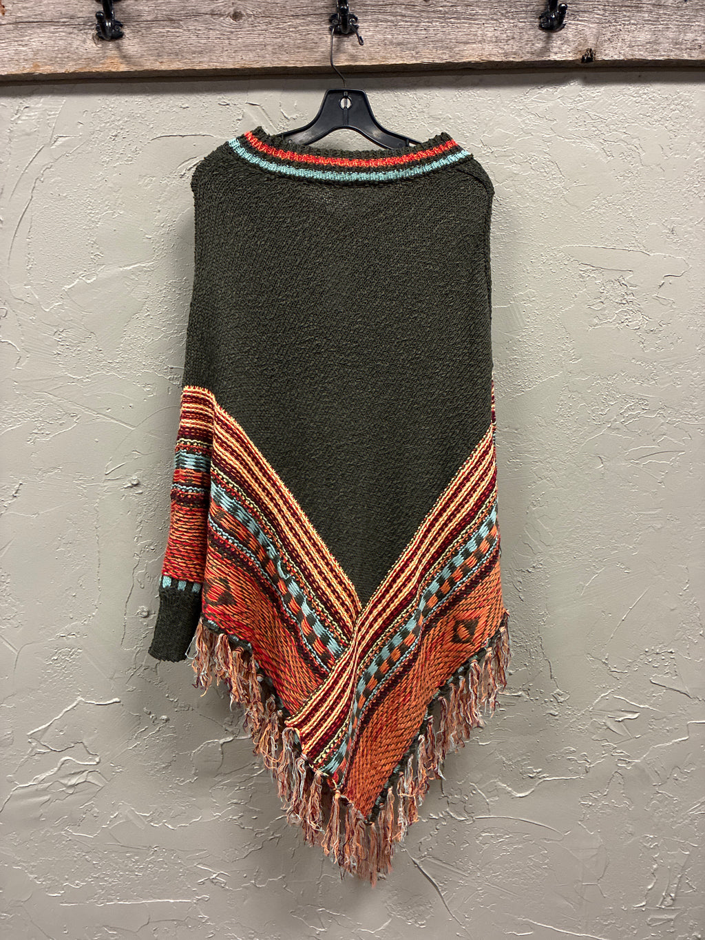 NWT Boho Sleeved Poncho