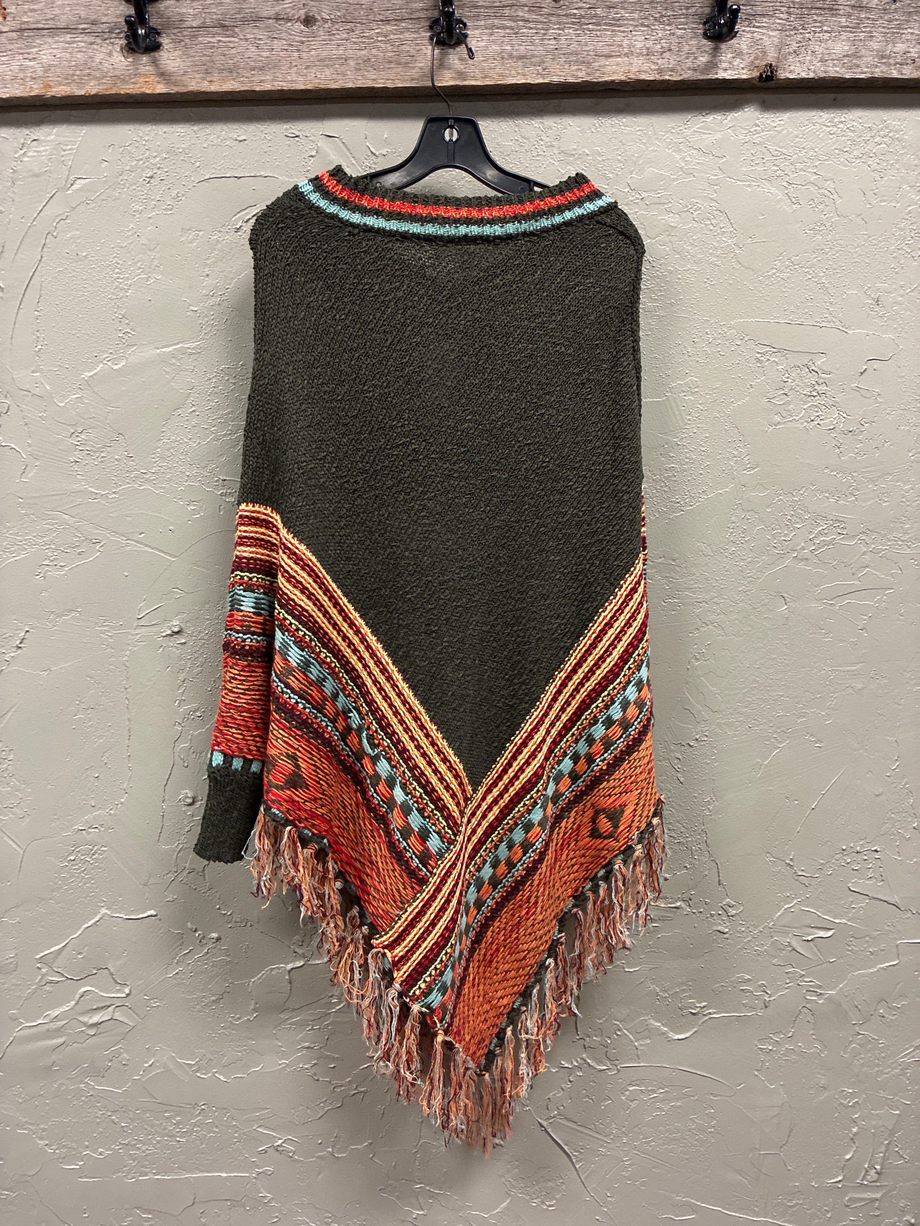NWT Boho Sleeved Poncho