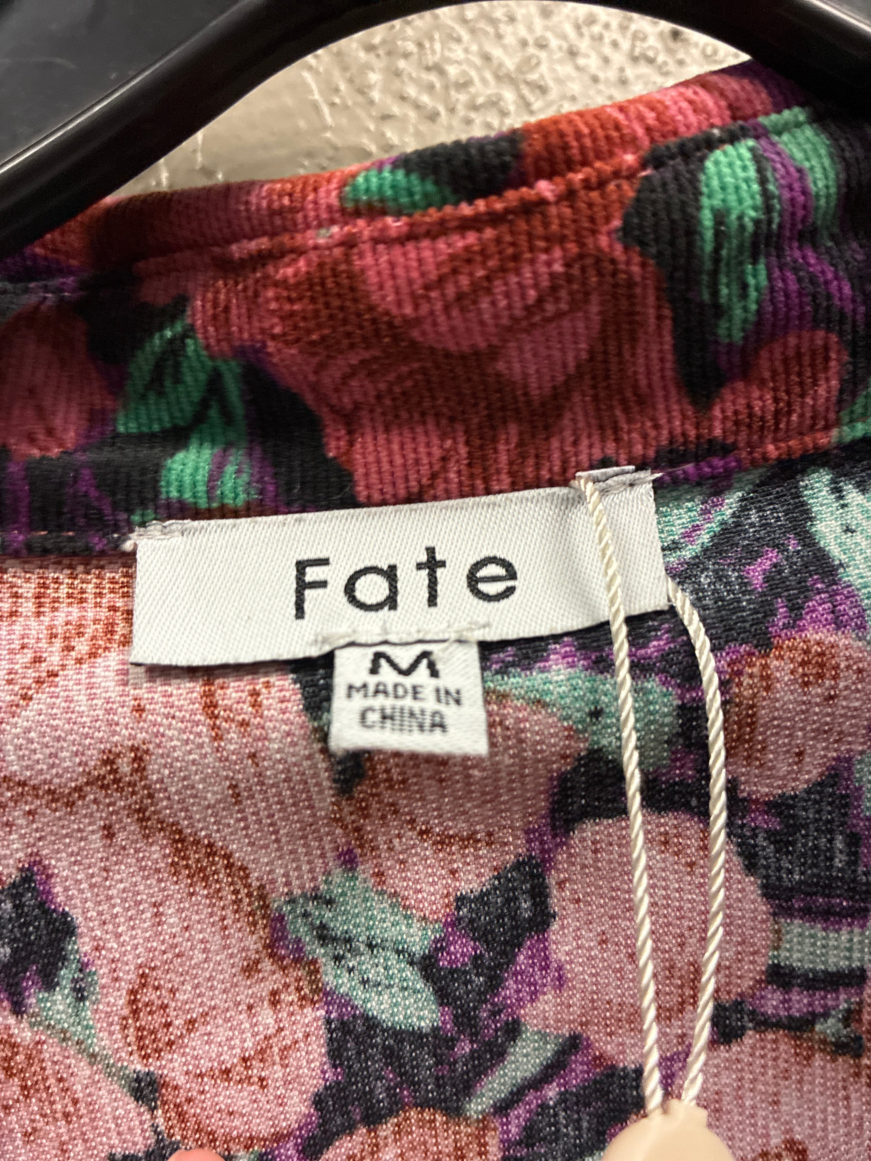 NWOT Fate Ruched Corduroy Dress (org$88)
