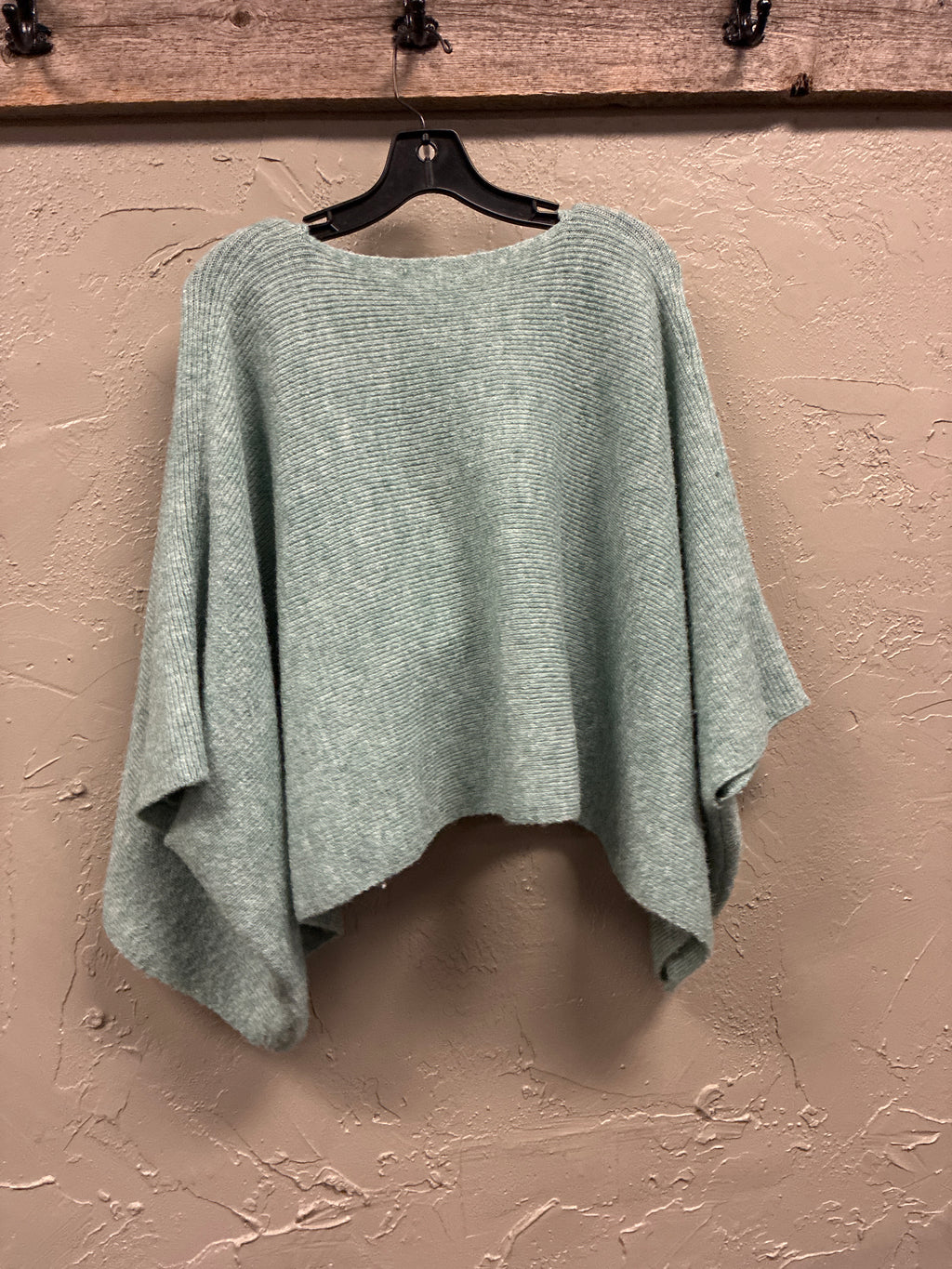 Twisted Poncho Sweater
