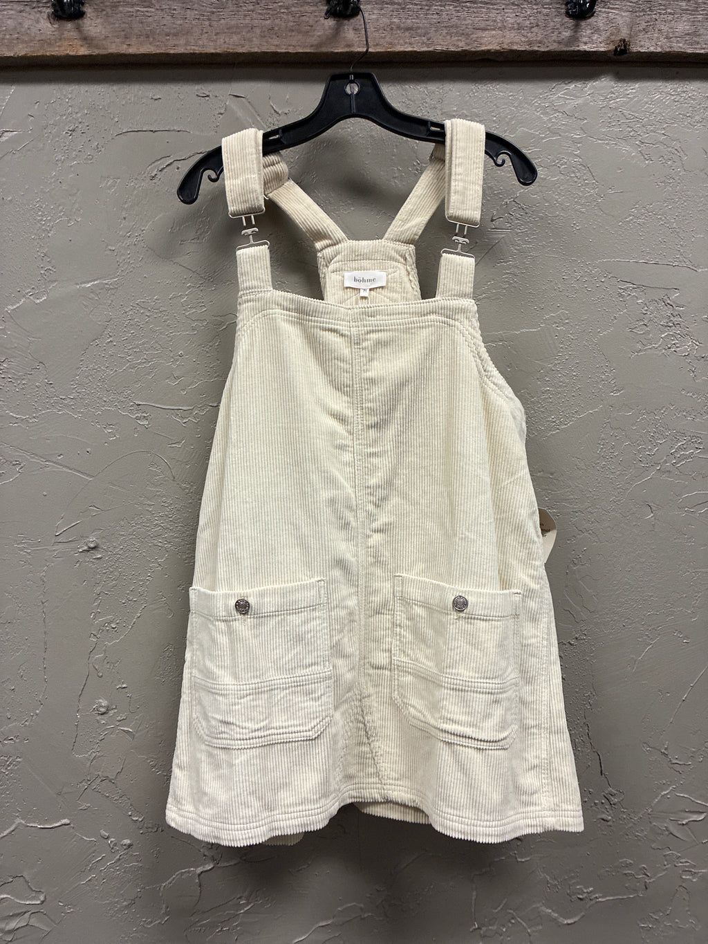 NWT Bohme Corduroy Overall Dress (org$65)