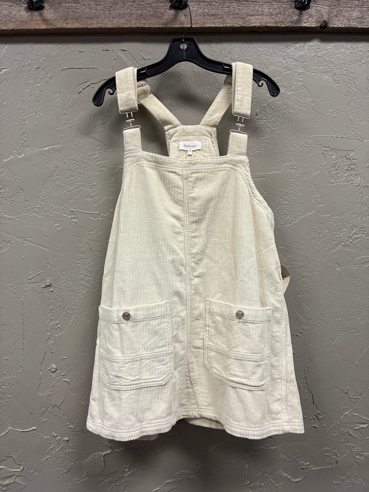 NWT Bohme Corduroy Overall Dress (org$65)