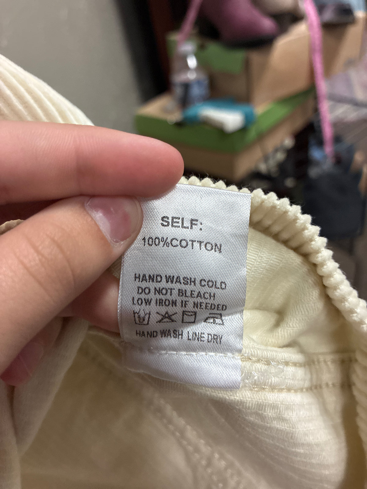 NWT Bohme Corduroy Overall Dress (org$65)