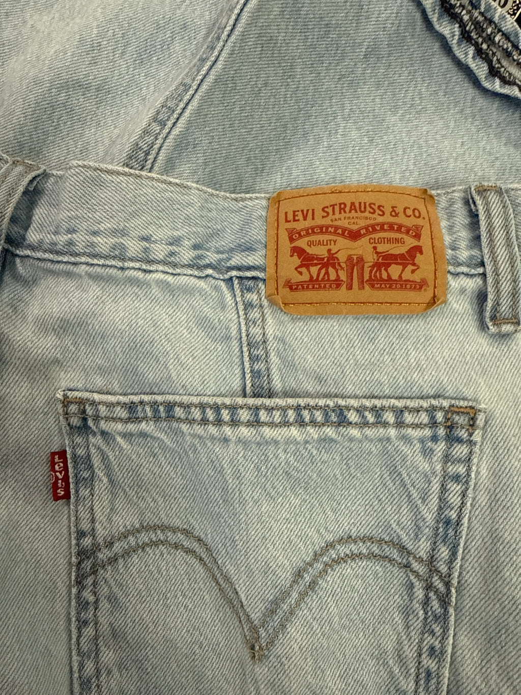 Levis Fit & Flare Denim Midi Skirt (org$75)
