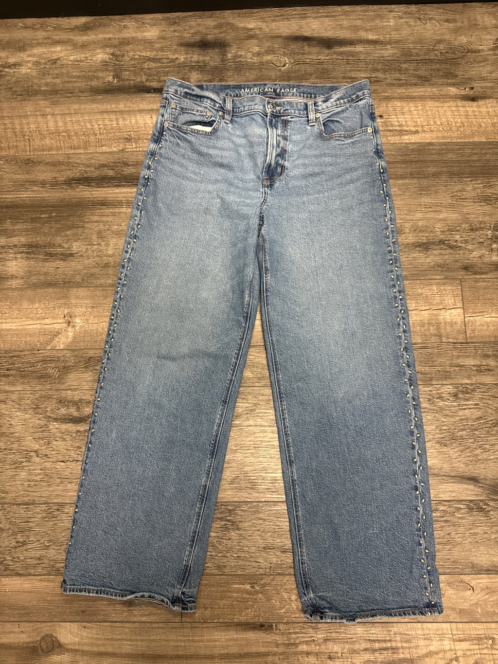 AE Studded Stovepipe Jeans (org$70)