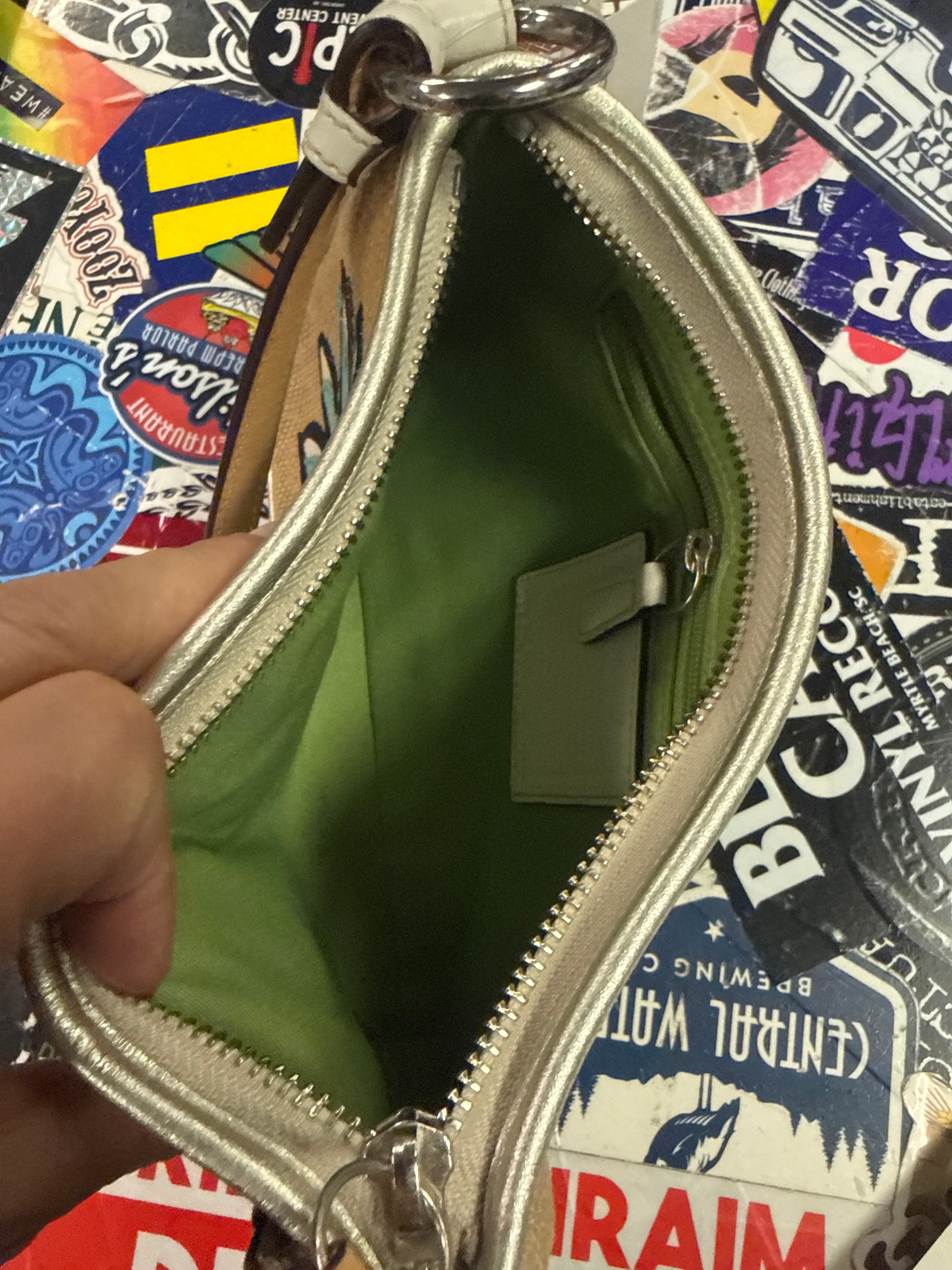 *RARE* Coach 2005 Straw Motif Demi Bag