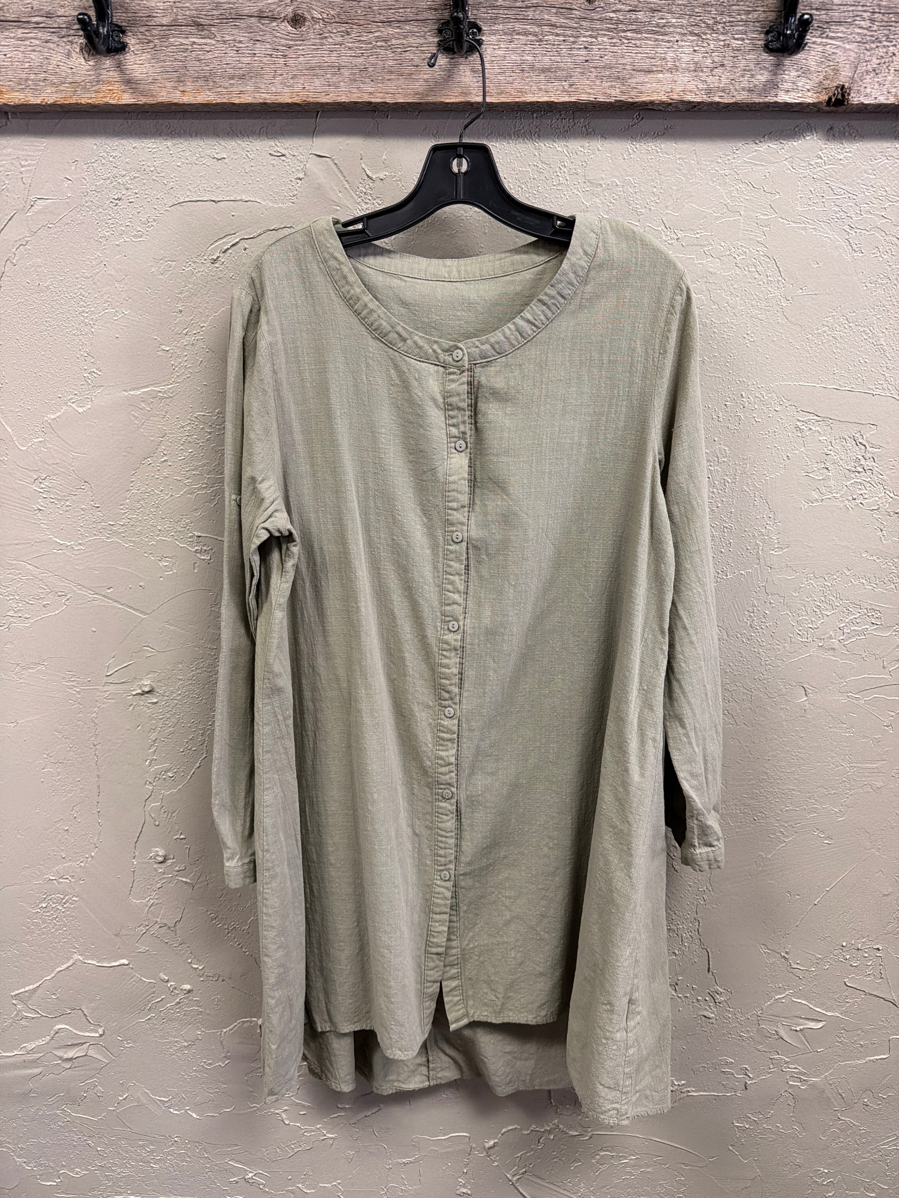 Button Front Shirt Dress