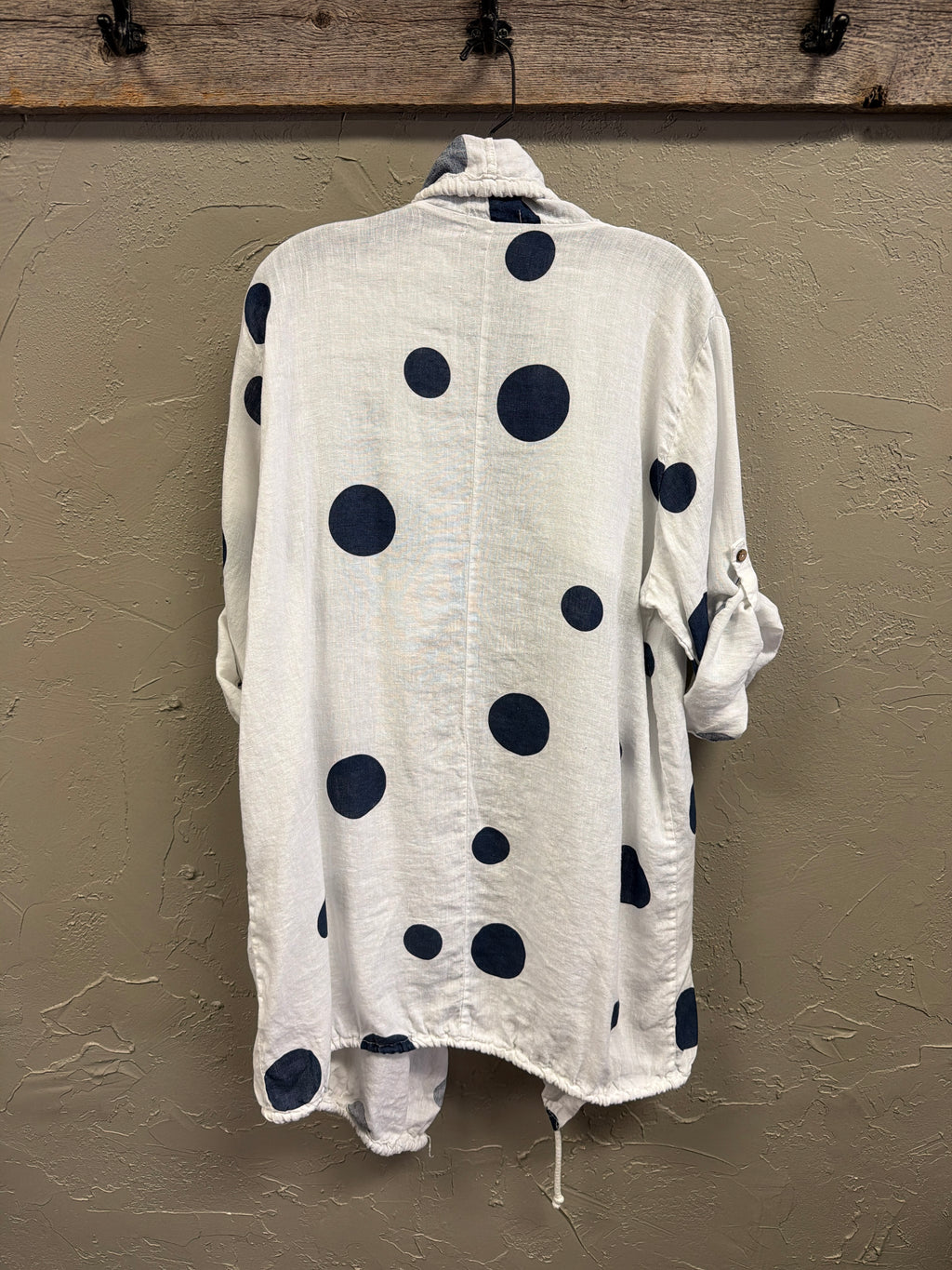 Bella Amore Oversized Linen Jacket (org$130)