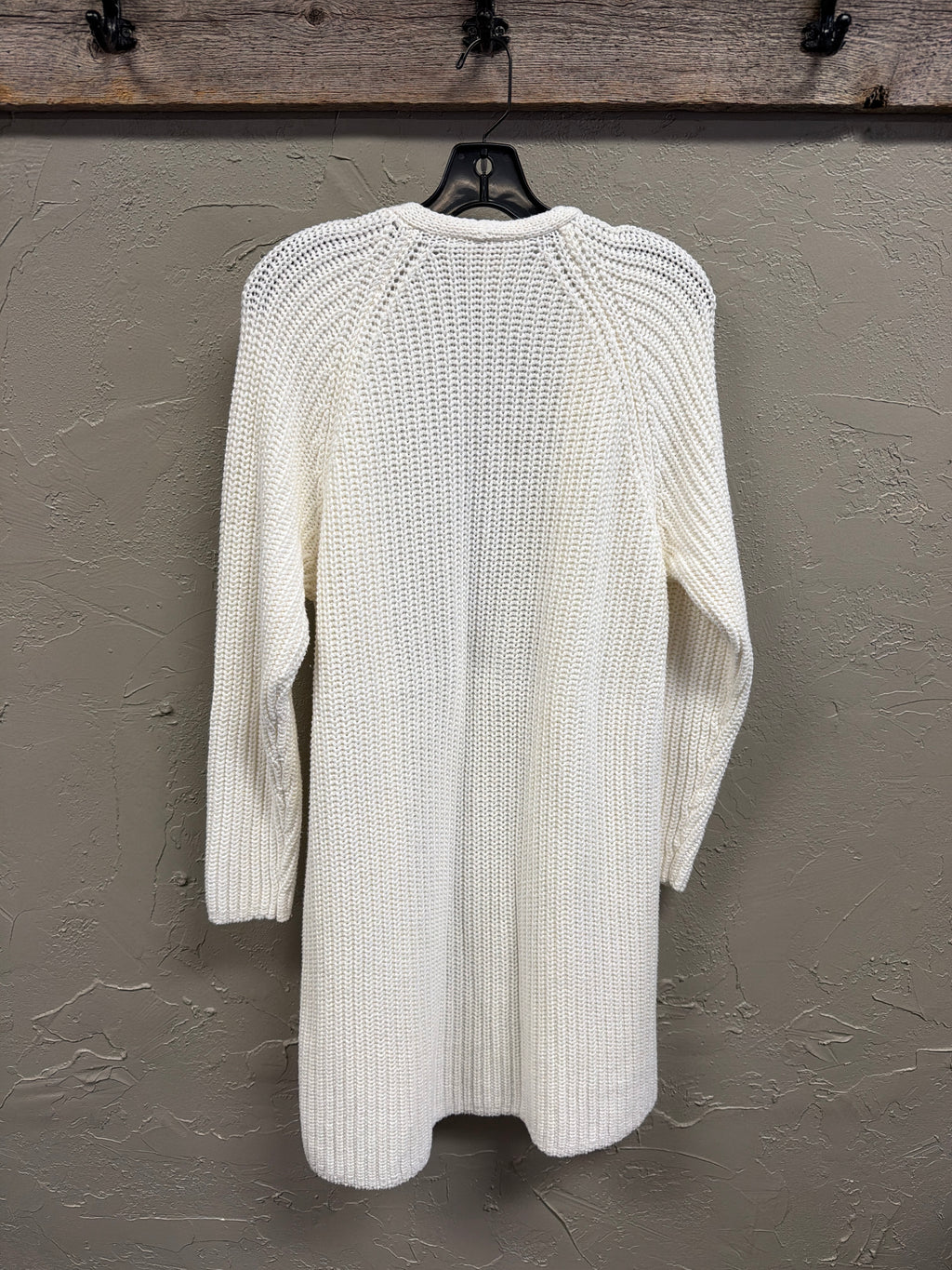 Chicos Fringe Open-Front Cardi (org$119)