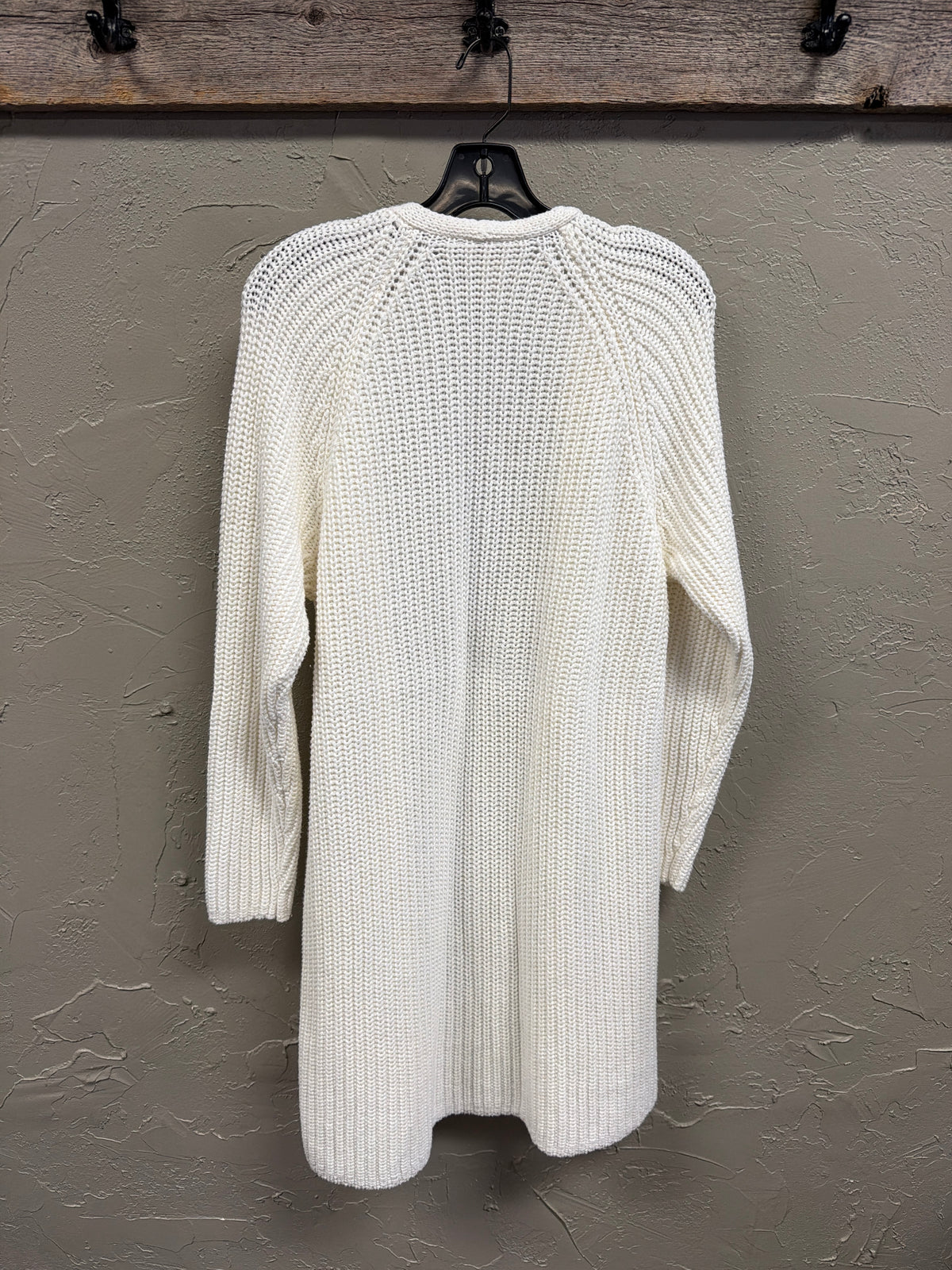Chicos Fringe Open-Front Cardi (org$119)