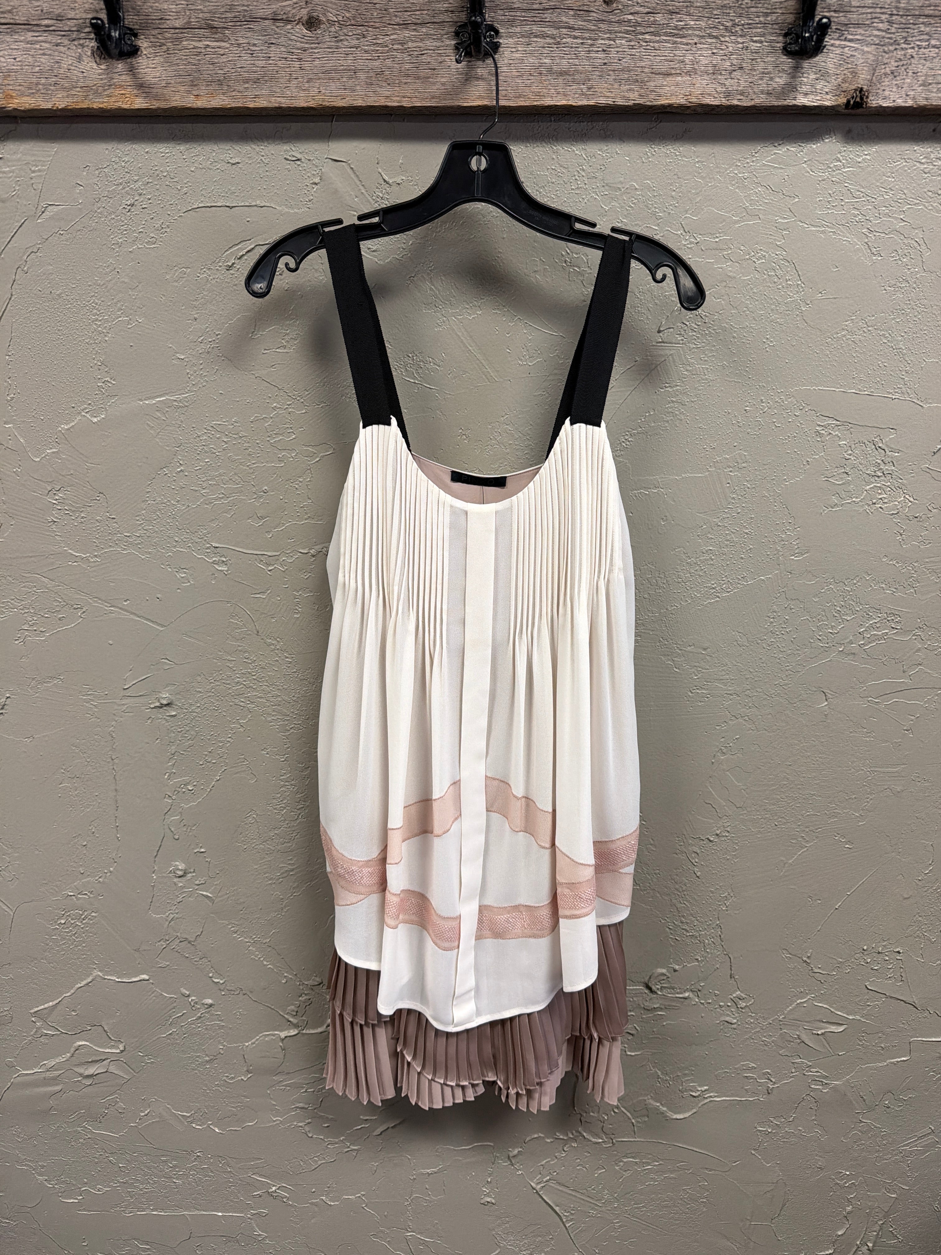 Pinko Pleated Drop-Waist Dress (org$275)