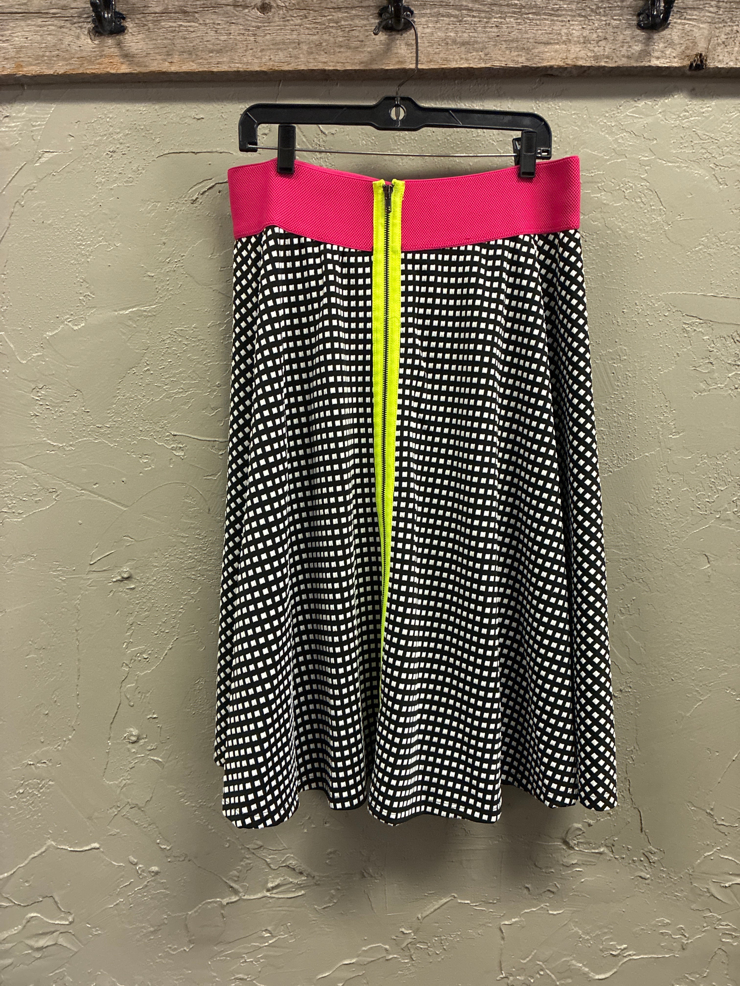 NWOT Marc Bouwer Zip-Front Midi Skirt