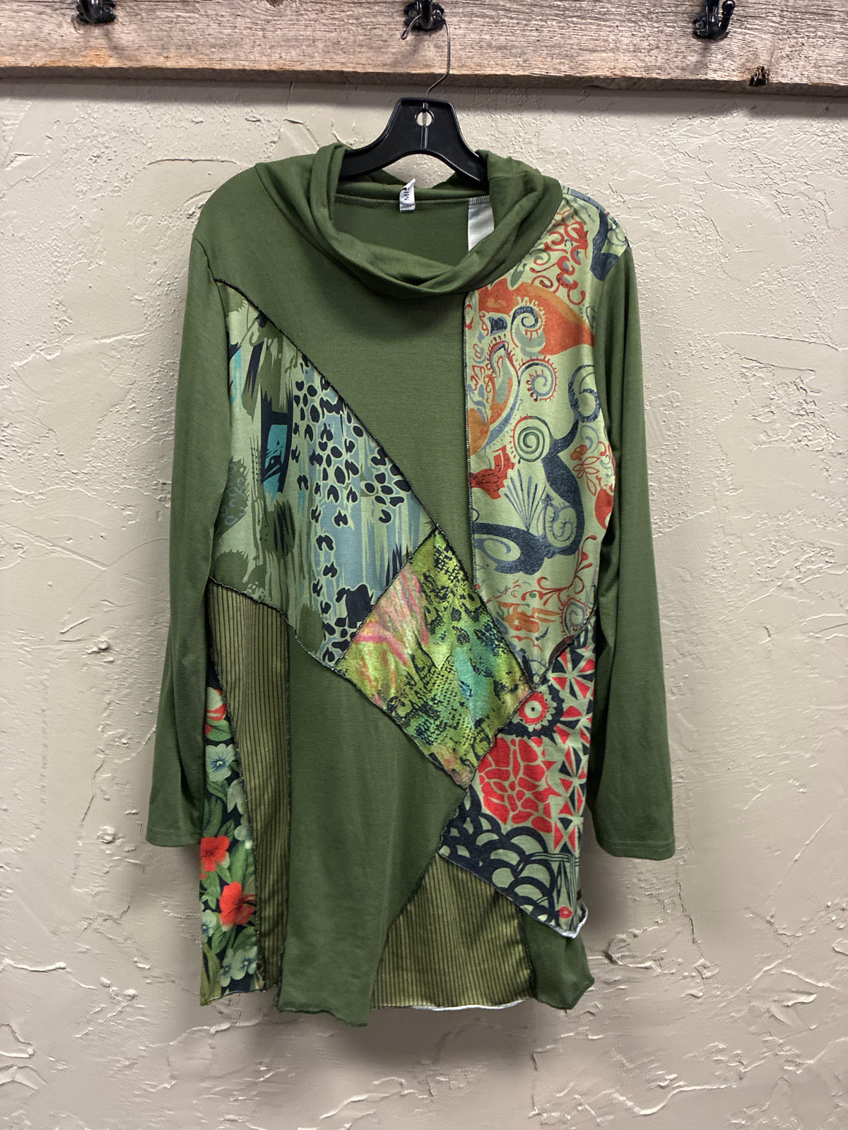 NWOT Misslook Patchwork Tunic (org$59)