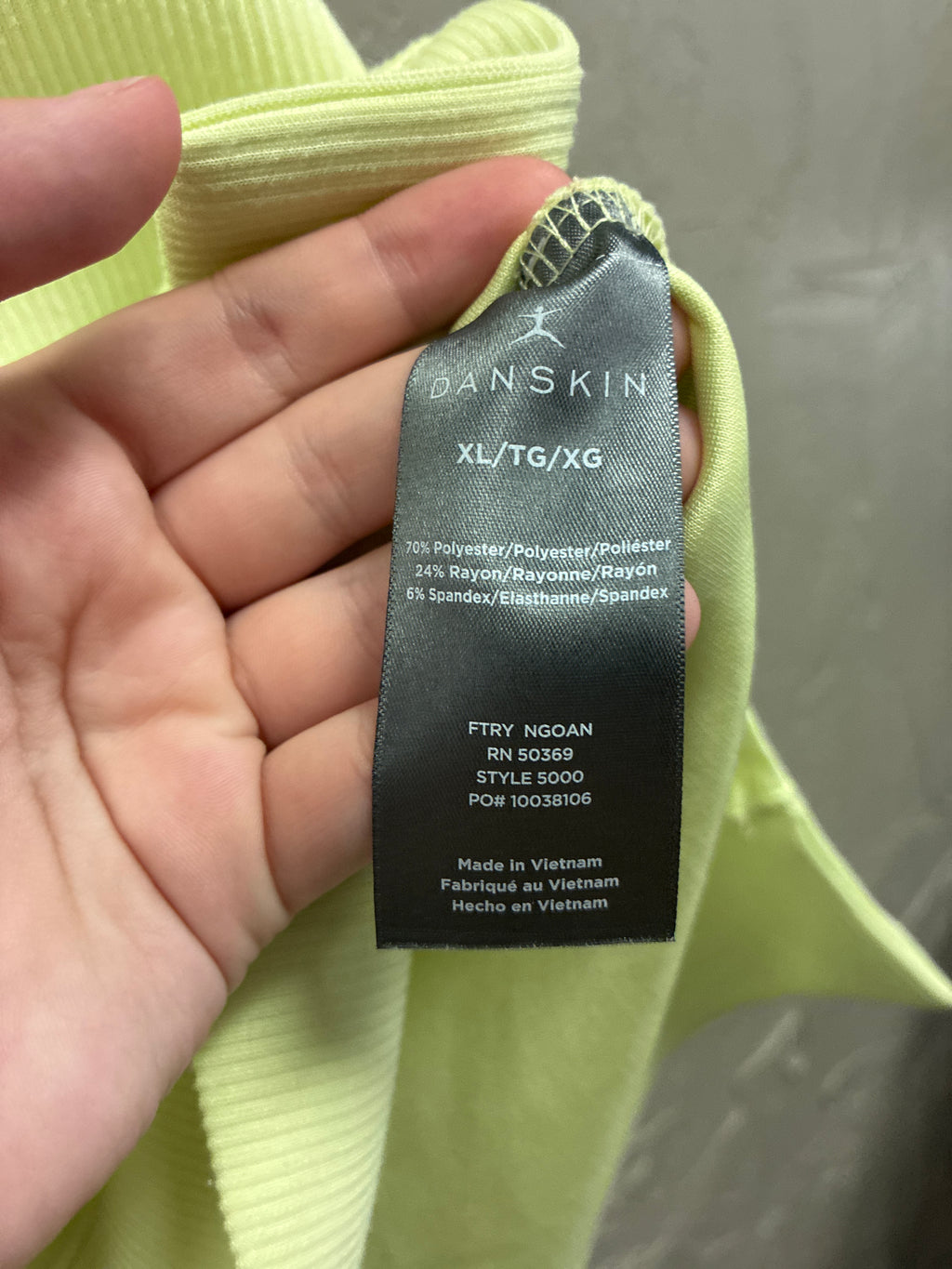 Danskin Luxe Soft Ribbed Crewneck