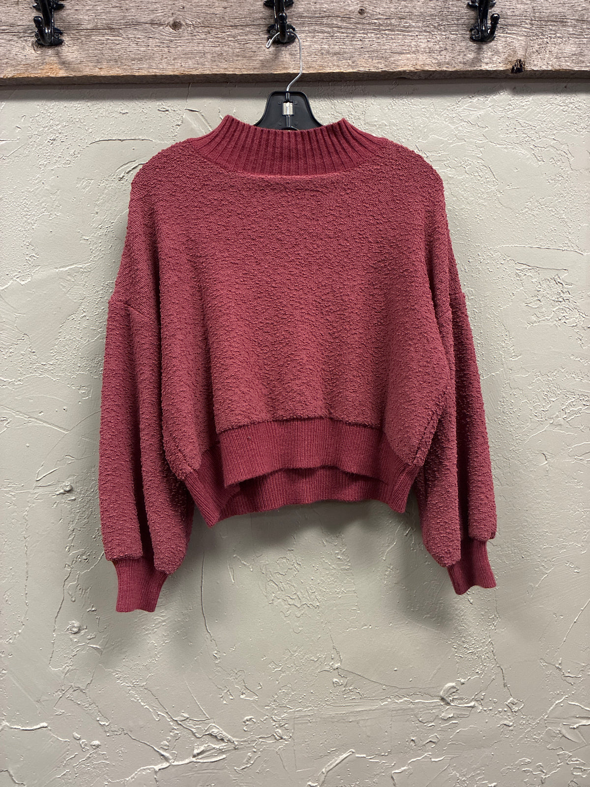 Deput Mock-Neck Crop Sweater (org$50)