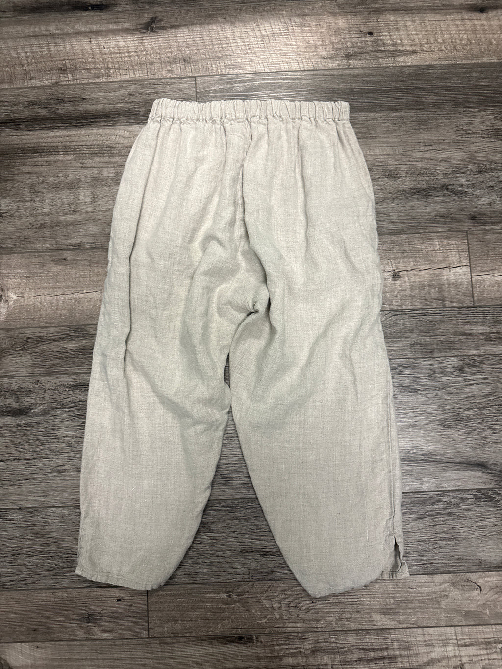 FLAX Linen Relaxed Crop Pant (org$130)