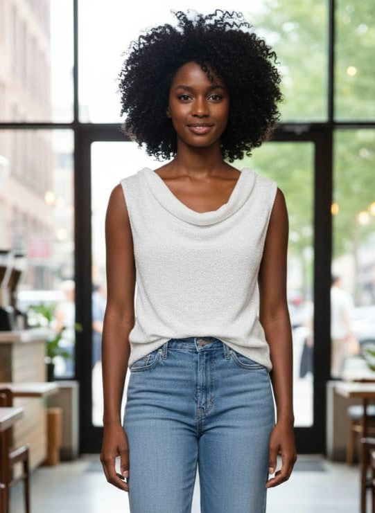 NY&Co Cowl Neck Knit Top