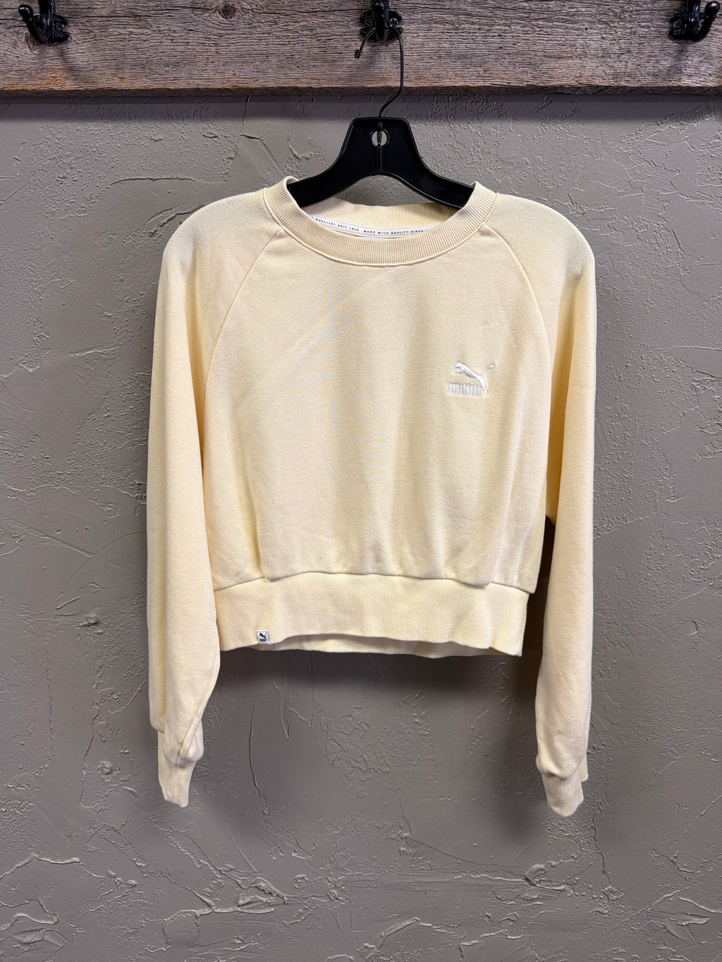 Puma Cropped Crewneck Sweatshirt