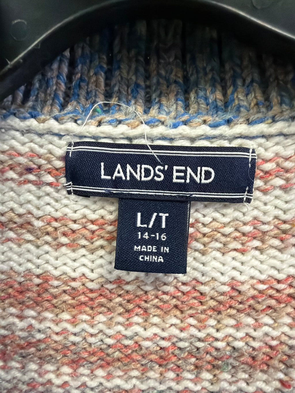 Lands End Striped Knit Cardigan (org$80)